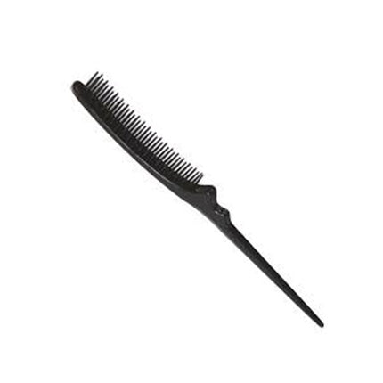 Eurostil Curved Crepe Brush, Plastic, Negru