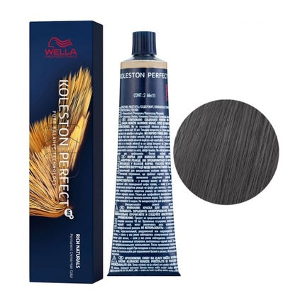 Vopsea de păr Wella Koleston Perfect Me+ 4/82, culoare castaniu închis cu reflexe argintii, 60 ml