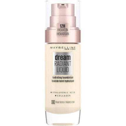 Fond de ten, Maybelline, Dream Radiant Liquid, true ivory