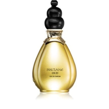 Eau de Parfum Jeanne Arthes Sultane Oud 100 ml, sticlă aurie cu dop negru