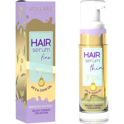 Ser pentru păr Vollare Cosmetics, 30ml, cu vitamine