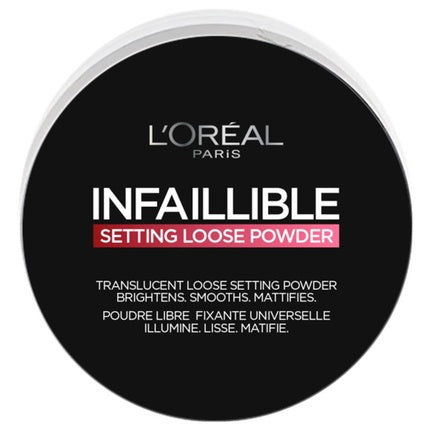Pudră de Fixare Față, L'Oréal Paris, Infaillible Setting Loose Powder 01, Transparentă, 6g
