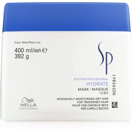 Masca de păr Wella Professionals Hydrate, 400 ml, pentru păr uscat