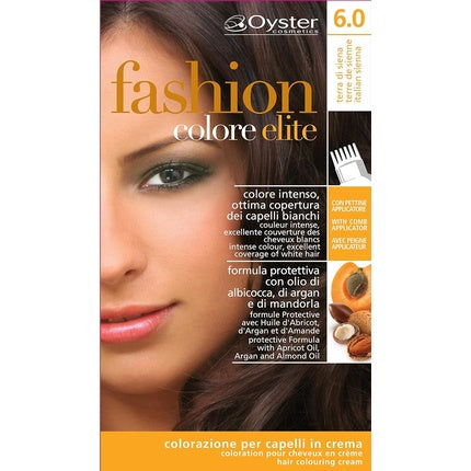 Vopsea de păr, Fashion Elite, Siena 6.0, maroniu