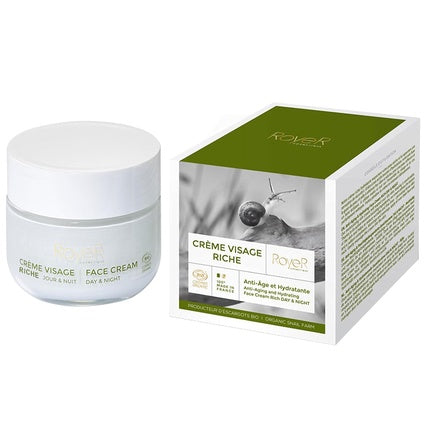 Crema de față cu mucină de melc pentru piele uscată/foarte uscată, 30% mucină de melc, hidratantă