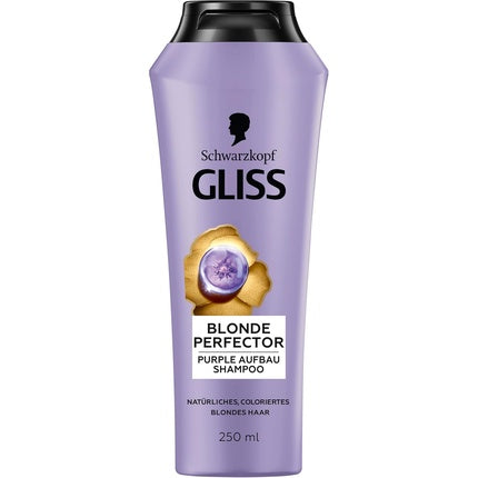 Șampon Schwarzkopf GLISS Blonde Perfector Purple, Anti-îngălbenire, 250ml