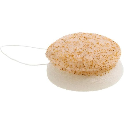 Dispozitiv de curățare facială Lady Green 2 in 1 Konjac Face Sponge cu particule de nuci