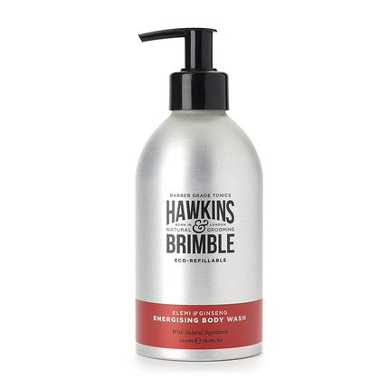 Gel de duș, Hawkins & Brimble, 300ml, eco-refolosibil
