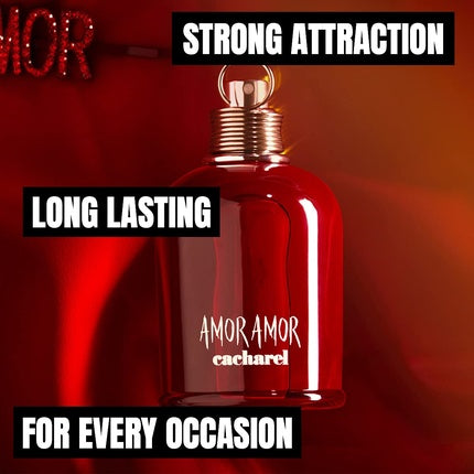 Set cadou parfum, Cacharel, Amor Amor, 50 ml spray cu loțiune pentru corp