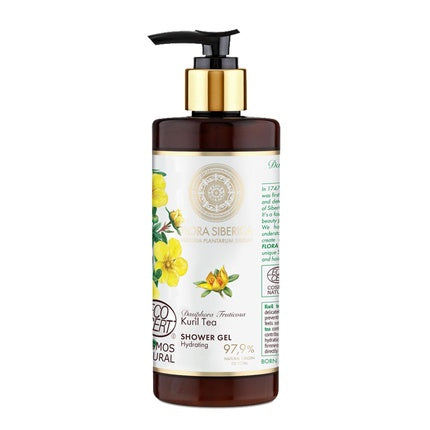 Gel de baie Natura Siberica, Flora Siberica Kuril Tea, 300ml, Maro