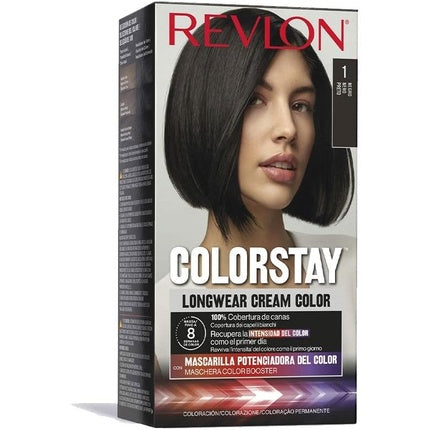 Vopsea de păr Revlon ColorStay Longwear Cream Color 1-Negro