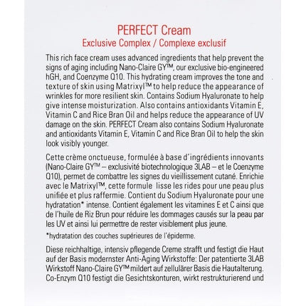 Cremă față, 3LAB, Perfect, 60ml, argintiu