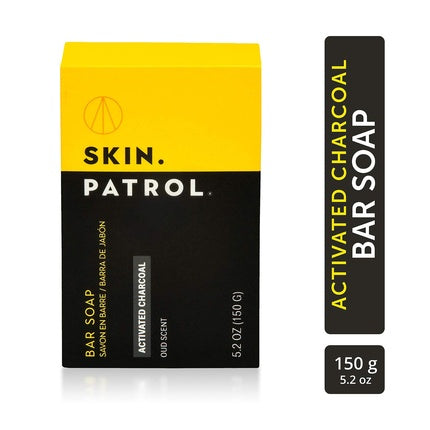 Săpun Bară Skin Patrol, Cărbune Activ, Fără Sulfat și Parabeni, Negru, 150 g