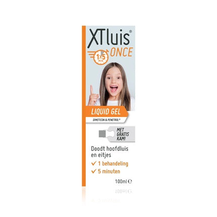Xtluis Xt Luis Liquid Gel, 100ml, Tratament păduchi, colorat portocaliu