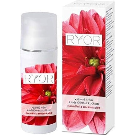 Ryor Nourishing Cream with Calendula and Wheat Germ Oil, Normal and Mixed Skin, 95g