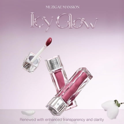 Icy Glow Lip Tint, Gel Hidratant cu Colagen Vegan