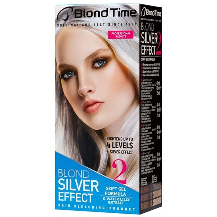 Pudră de decolorat Blond Time, Silver Effect, 160 g
