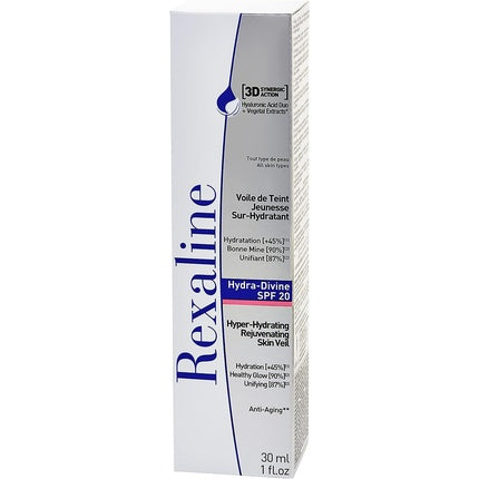 Cremă Față, Rexaline, Hydra-Divine, SPF20, Alb