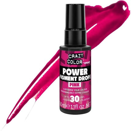 Vopsea de păr Crazy Color Pink Power Pigments, 30ml
