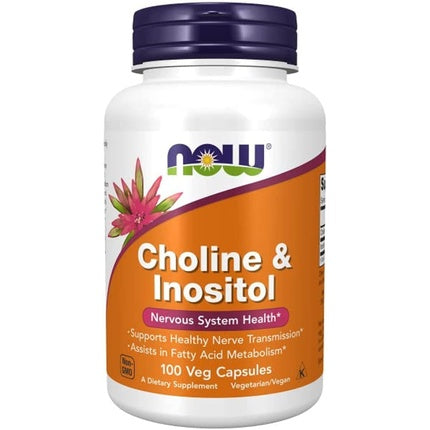 Supliment alimentar, Now Foods, Choline & Inositol 500mg