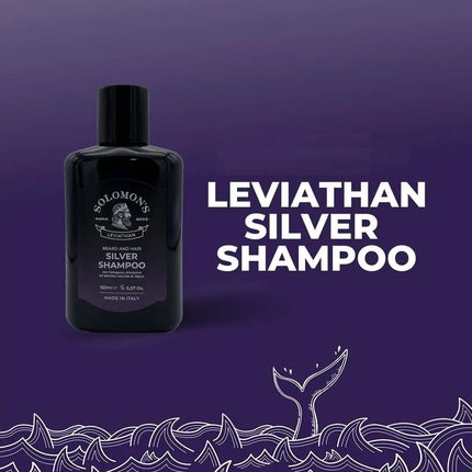 Șampon Solomon's Leviathan, barbă și păr, 150ml, negru