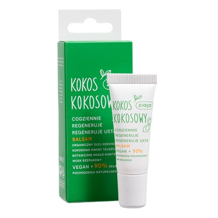 Balsam regenerant pentru buze Ziaja cu ulei de cocos, 10ml