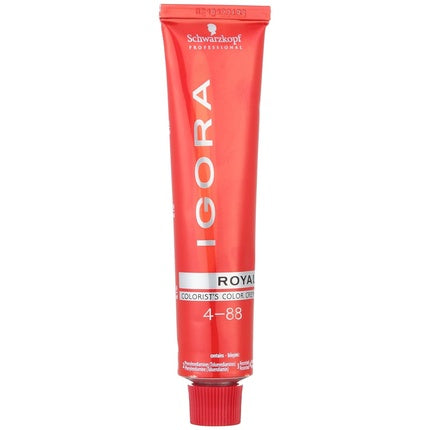 Vopsea de păr Schwarzkopf Igora Royal 4-88, 60ml, roșu intens
