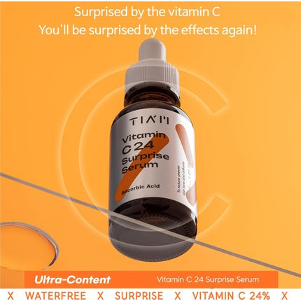 Serum Facial Tiam, Vitamin C24 Surprise Serum, 30ml