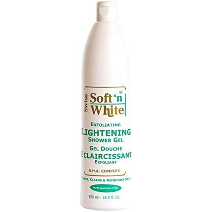 Gel de duș exfoliant Soft'N White, 500 ml