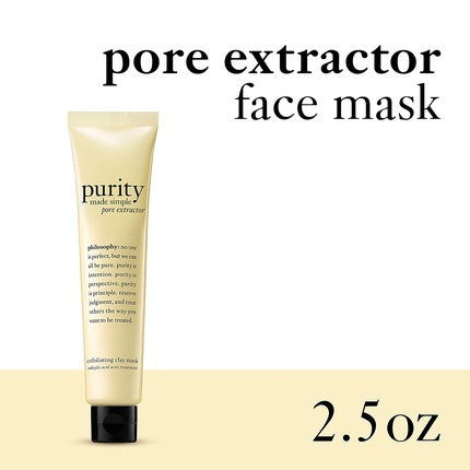 Masca de față purificatoare Philosophy Purity Made Simple Pore Extractor, 2.5 fl oz