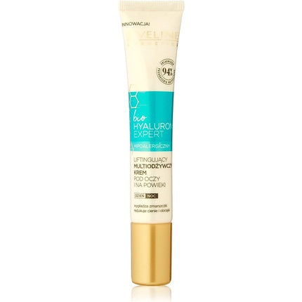 Cremă ochi, Eveline Cosmetics, Bio Hyaluron Expert, 20ml