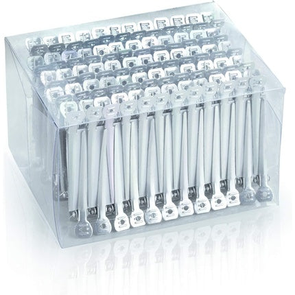 Xanitalia Pro Stork Beaks 5.5cm - Pachet 144 bucăți, Acoperite cu silicon, Ambalaj transparent
