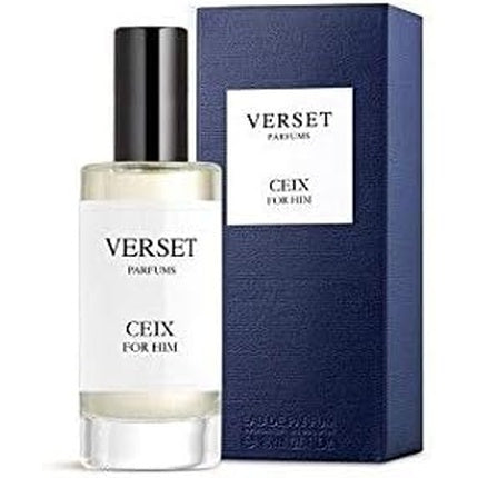 Eau de Parfum Verset Ceix For Him, 15ml, sticlă transparentă, dop negru