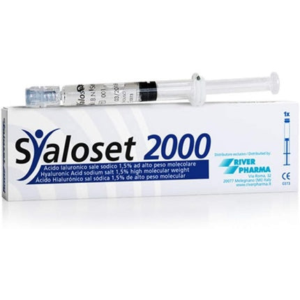 SyaloSet 2000, River Pharma, Ser cu acid hialuronic, 1.5% concentrație, 2ml