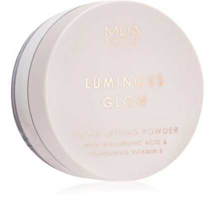 Pudră Luminous Glow, MUA, pudră de fixare cu acid hialuronic și vitamina E
