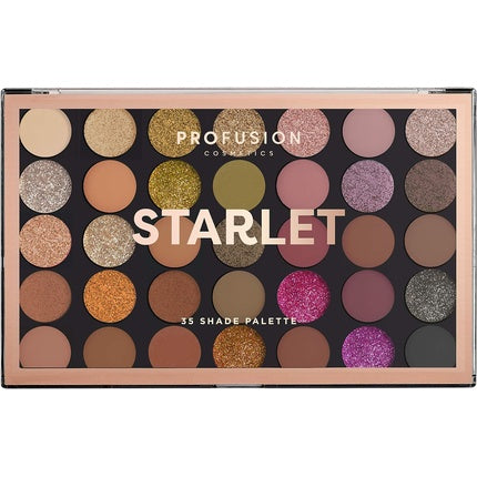Paletă farduri de ochi, Profusion Cosmetics, Starlet, 35 nuanțe