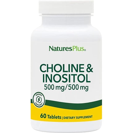 Tablete NaturesPlus, Cholina & Inositol, 500mg, vegetariane