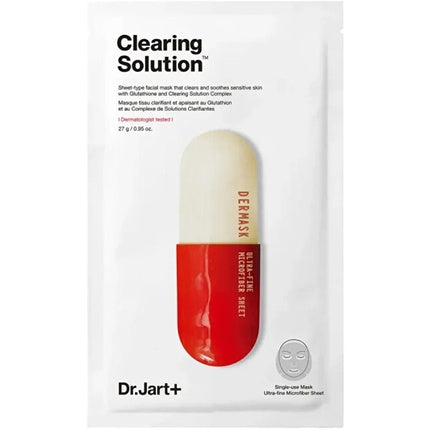 Dr. Jart+ Dermask Cleansing Face Mask Micro Jet Clearing Solution, 5 bucăți x 27 g
