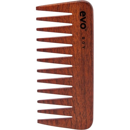 Pieptăn din lemn Evo ROY Wide Tooth pentru styling profesional