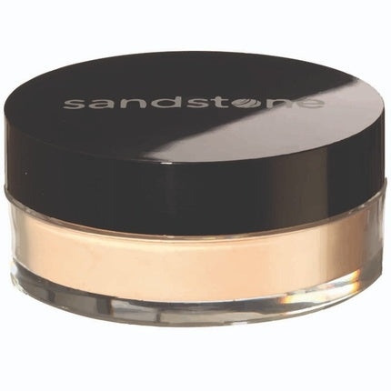 Pudră minerală Sensai Sandstone Velvet Skin, 02 Ivory, capac negru