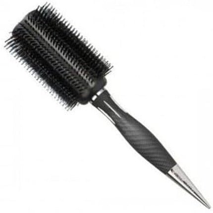 Perie rotundă KENT BRUSHES, diametru 100mm, 28 rânduri, culori negru și alb