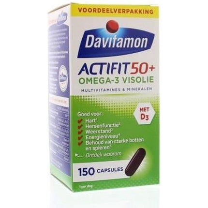Supliment alimentar, Davitamon, Actifit 50+, omega 3, 150 capsule