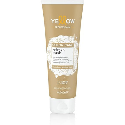 Mască pentru păr, Alfaparf Milano, Yellow Color Care Refresh Mask, 13 Warm Beige, 250 ml