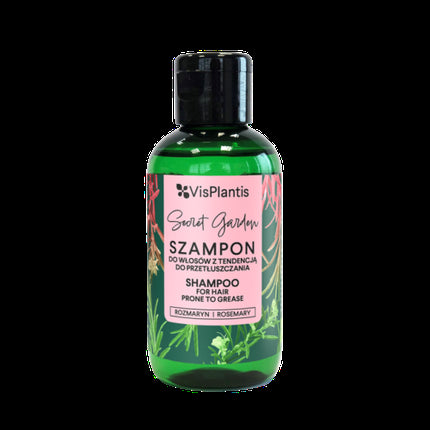 Șampon, Vis Plantis, Rosemary, păr gras, verde, 75ml