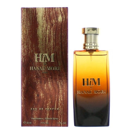 Parfum solid Hanae Mori 50ml, Auriu-Maro, Design Elegant