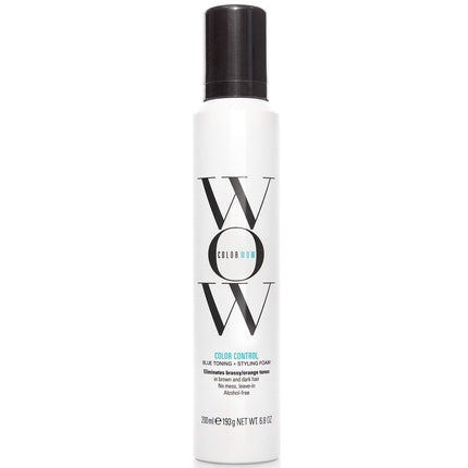 Spumă coafare Color Wow, control culoare, albastru, 200ml