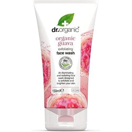 Exfoliant facial Dr Organic, guava, 150ml