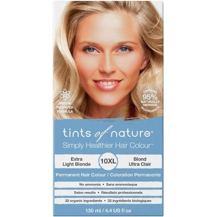 Culoare de păr permanentă, Tints Of Nature, 10XL Extra Light Blonde, 130ml