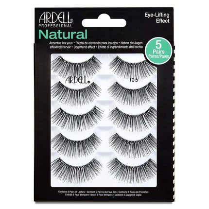 Rimă artificială Ardell Natural 105, negru, 5 perechi