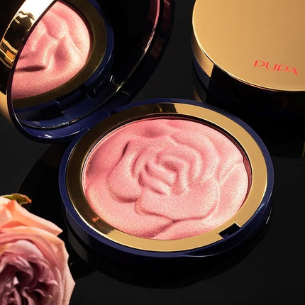Blush Pupa Milano Winter Blooming 001 Glow Trandafiriu